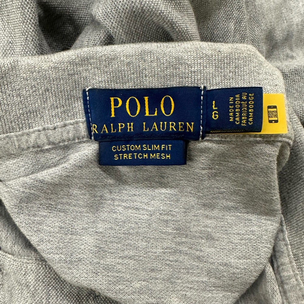 Grey Polo Ralph Lauren Polo Shirt